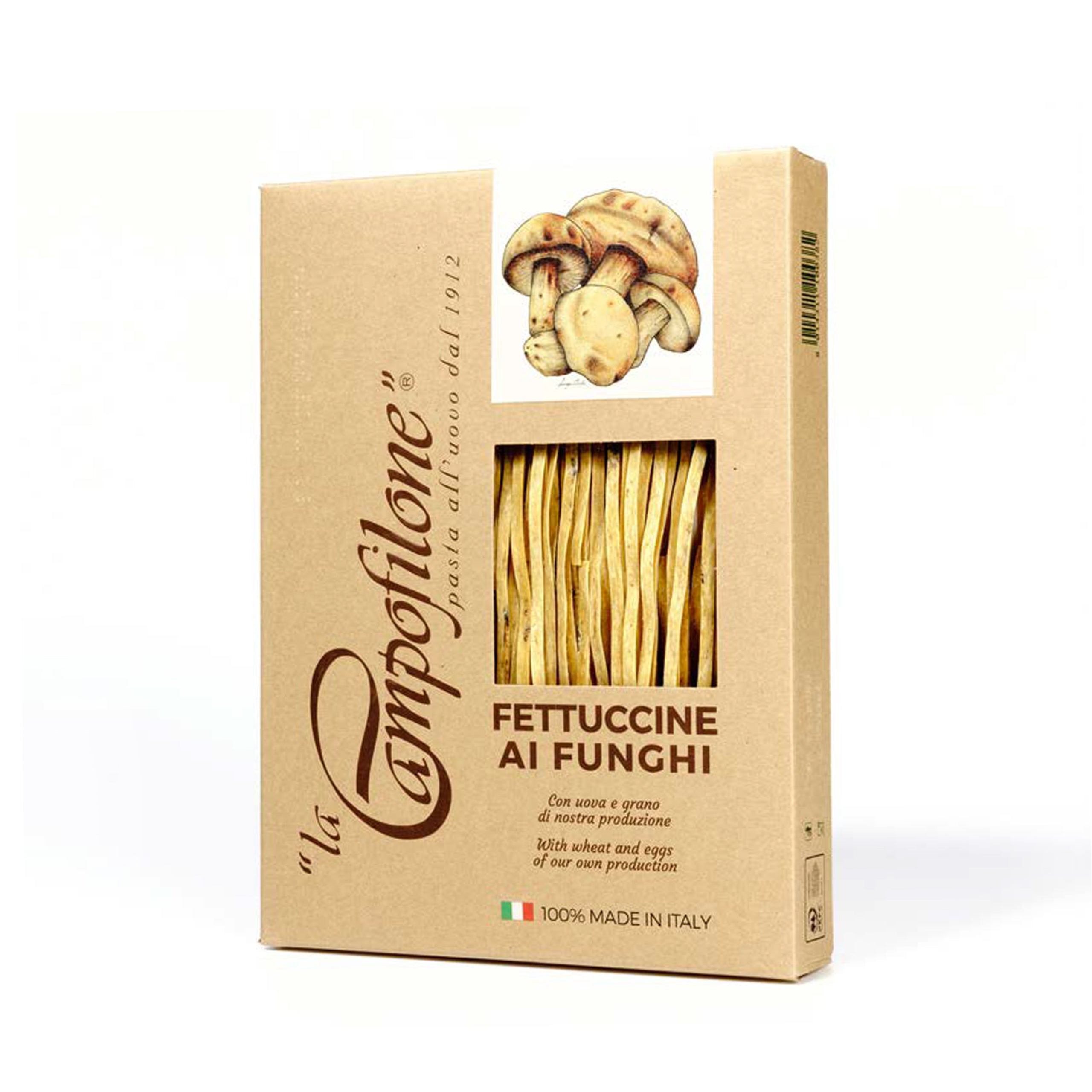 Long Special Pasta Fettuccine with mushrooms